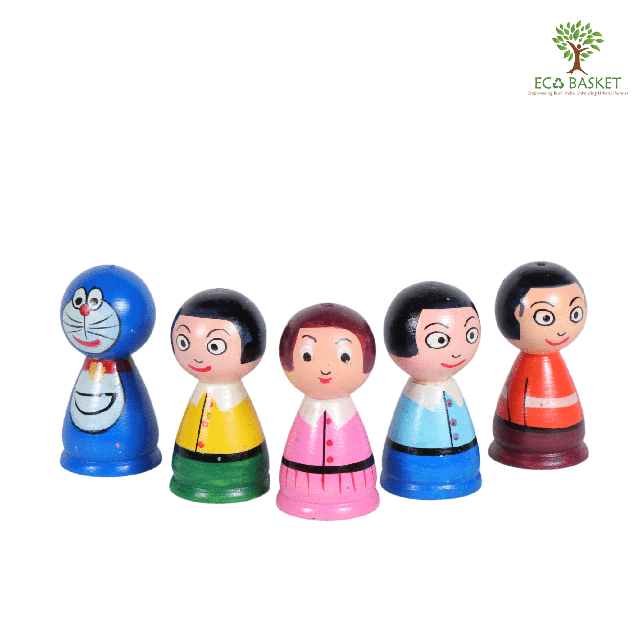 Wooden Doraemon Set