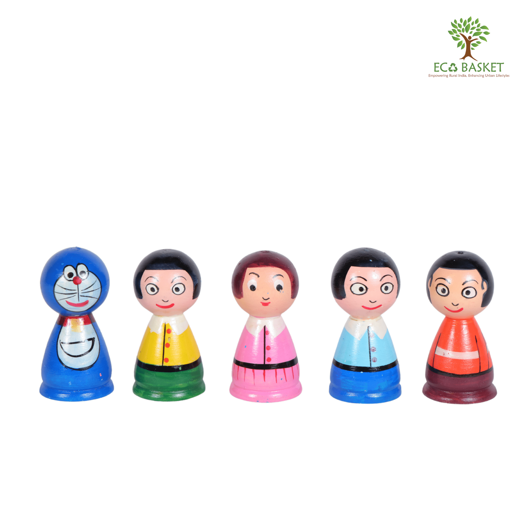 Wooden Doraemon Set
