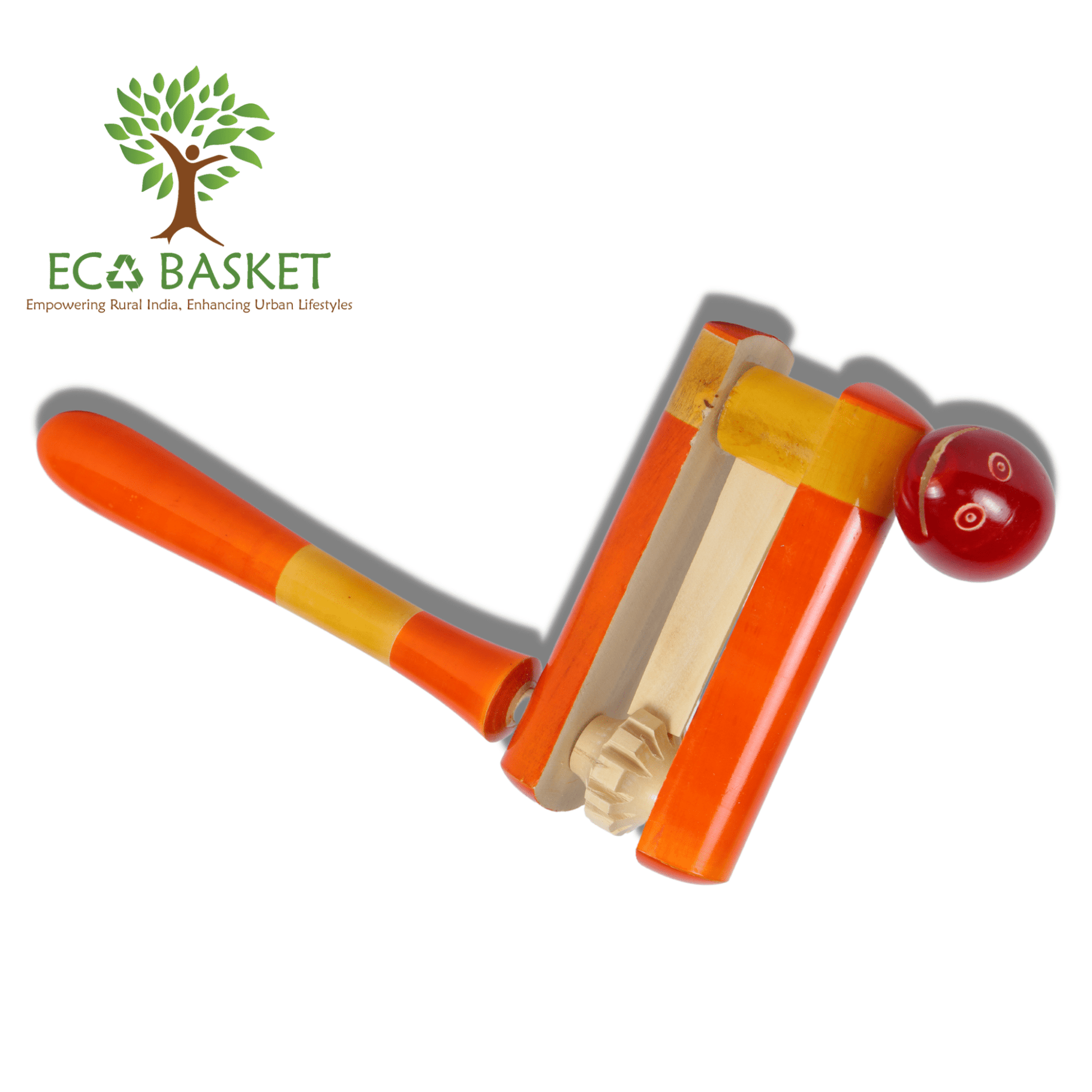 Wooden Frog Kit Kit / RATTLER - ECOBASKETINDIA