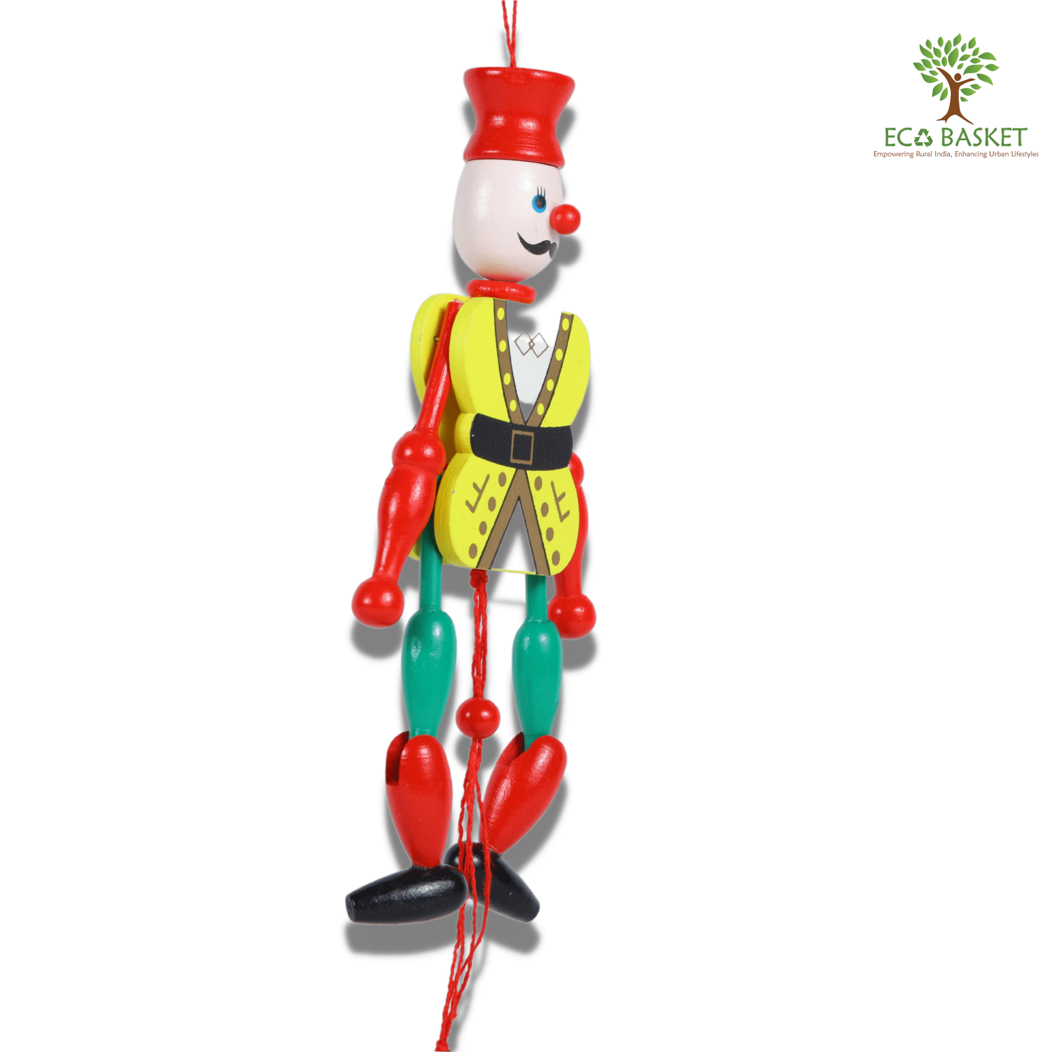 Wooden hanging Joker