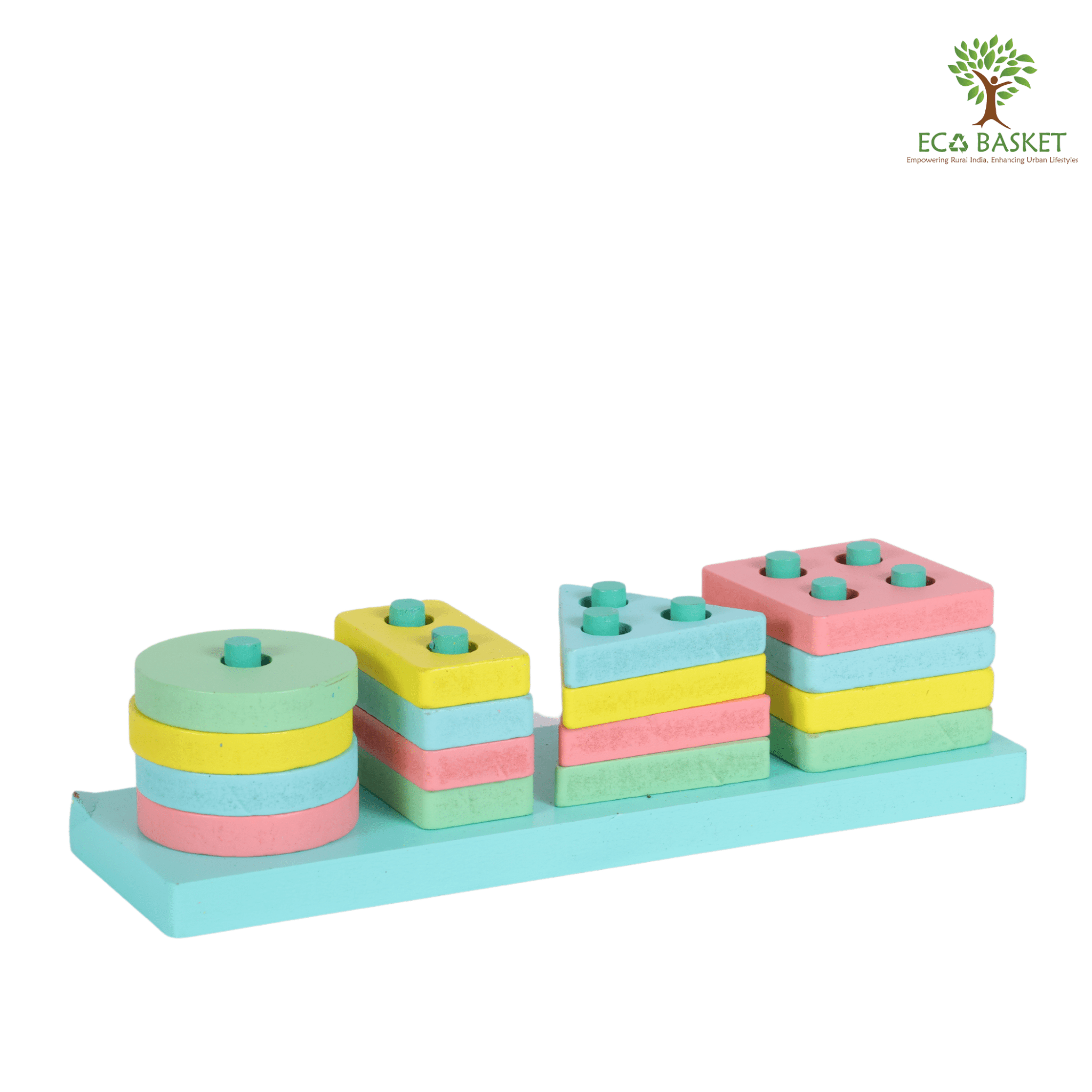 Wooden Shapes Box Rectangle - ECOBASKETINDIA