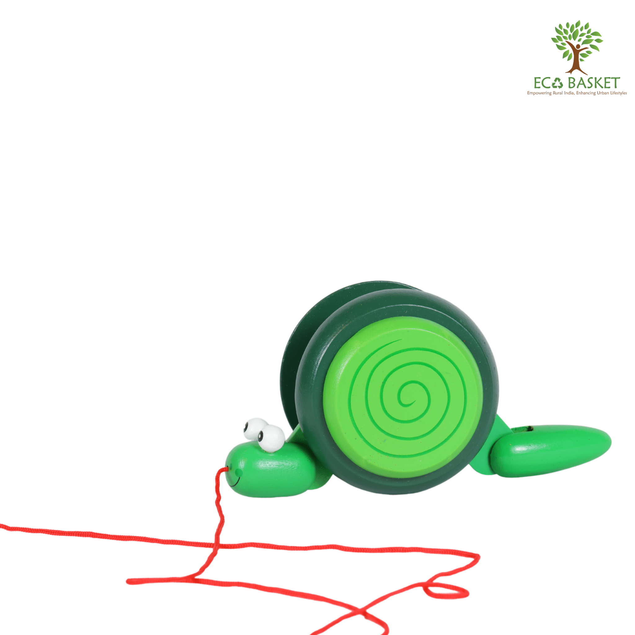 Wooden Snail Pull Over