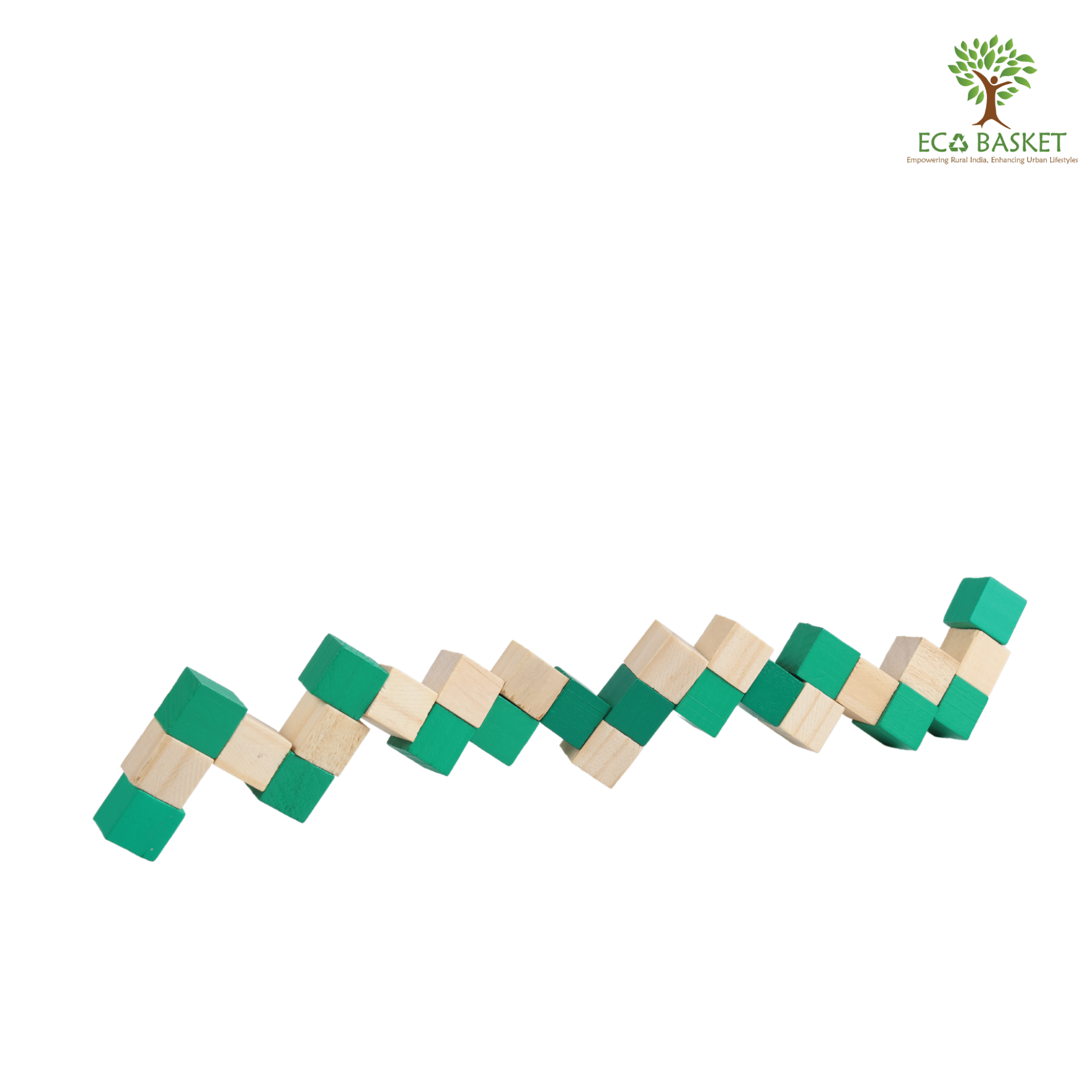 Wooden SNAKE Cube