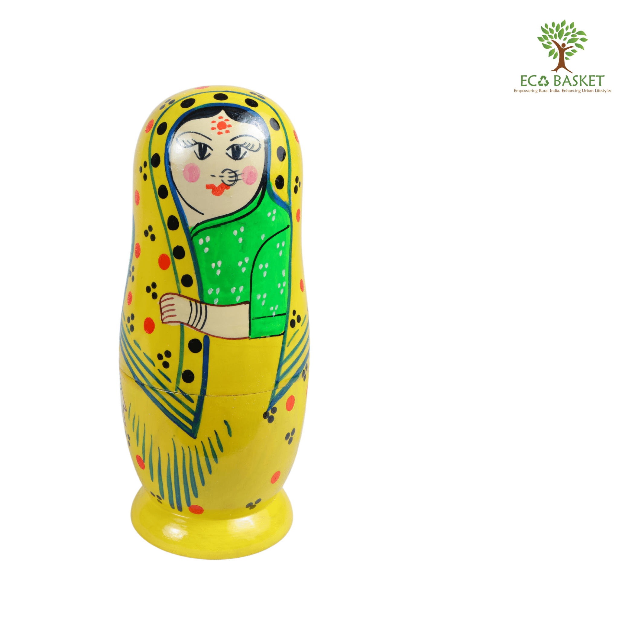 Wooden Surprise Family Big Set 6 - ECOBASKETINDIA