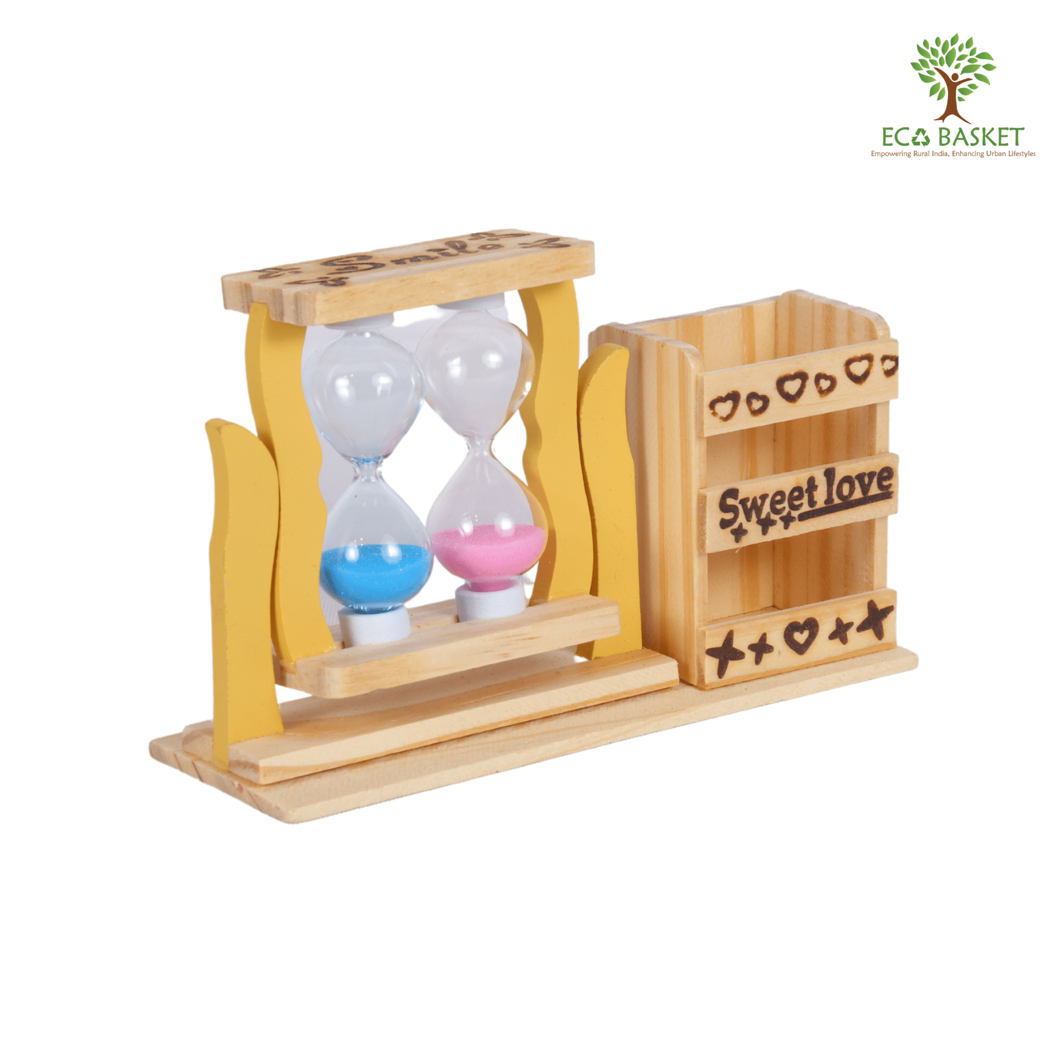 Wooden Timer Double - ECOBASKETINDIA